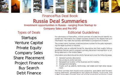 Coming in April: FinancePlus Russia Deal Book 2019